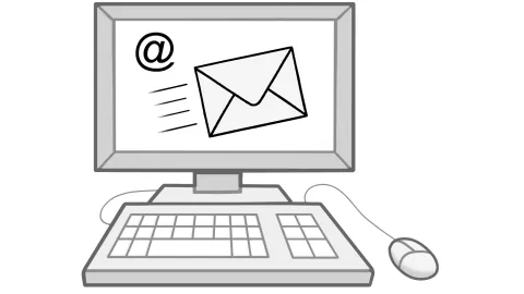 Mit dem Computer eine Email versenden