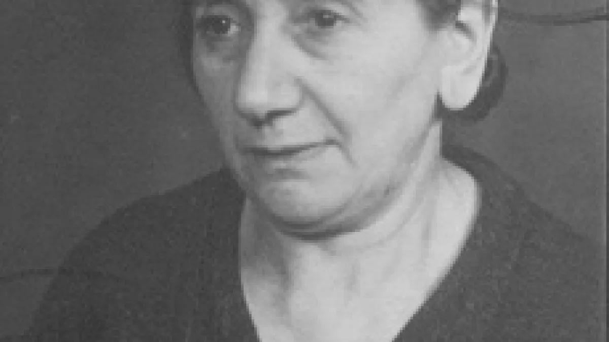 Portrait der Schiefbahner Jüdin Lina Wallach