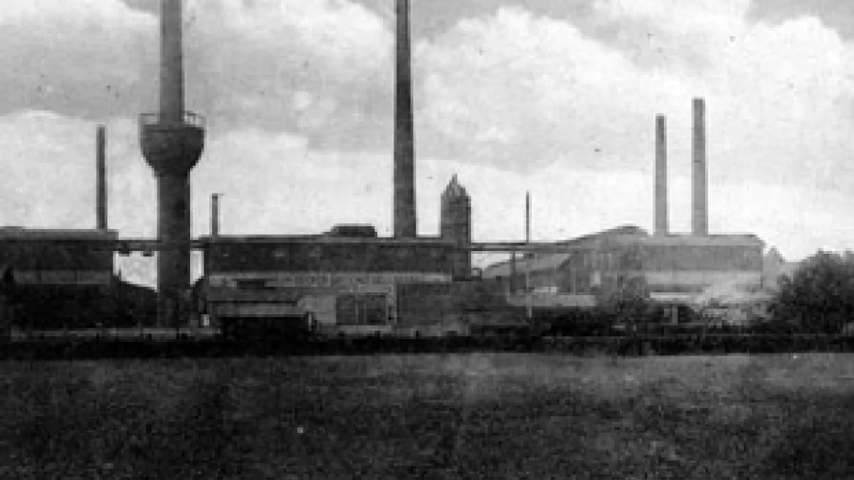 Werksgebäude des Stahlwerks Becker