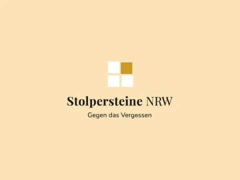 Das Logo der Aktion "Stolpersteine NRW"