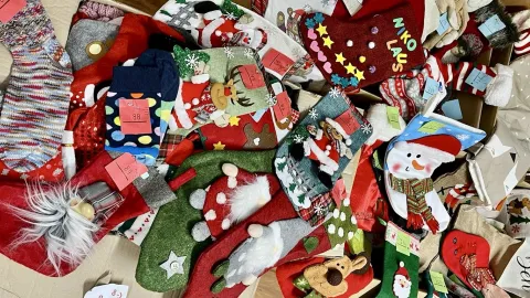 Socken für die Nikolaus-Socken-Suche