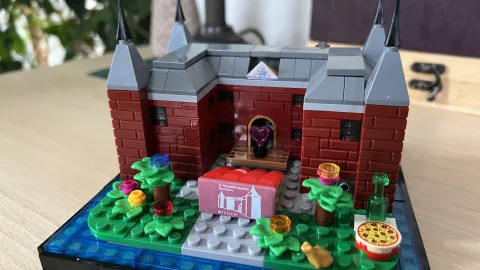 Schloss als Lego-Bausatz