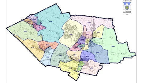 EW 2024 Karte 24 Wahlbezirke Willich