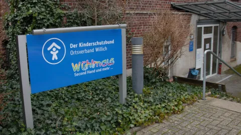 Eingang Kinderschutzbund Anrath 