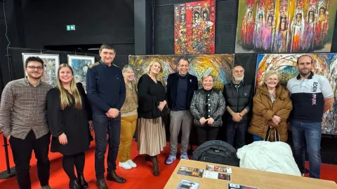 Gruppenbild Ausstellung Linselles